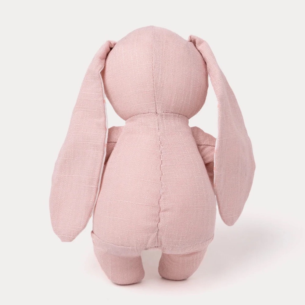 瑞典 Teddykompaniet Elina霧粉棉麻兔兔