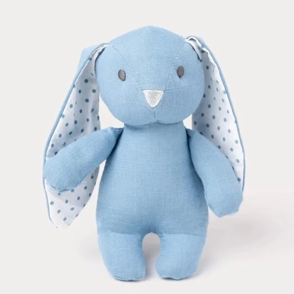瑞典 Teddykompaniet Elina霧藍棉麻兔兔 瑞典 Teddykompaniet Elina霧藍棉麻兔兔