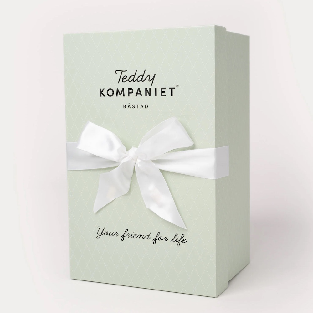 瑞典 Teddykompaniet Sven奶茶熊毯子禮盒