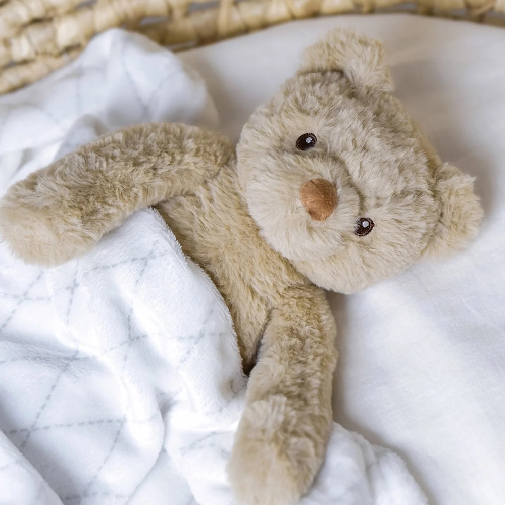 瑞典 Teddykompaniet Sven奶茶熊毯子禮盒