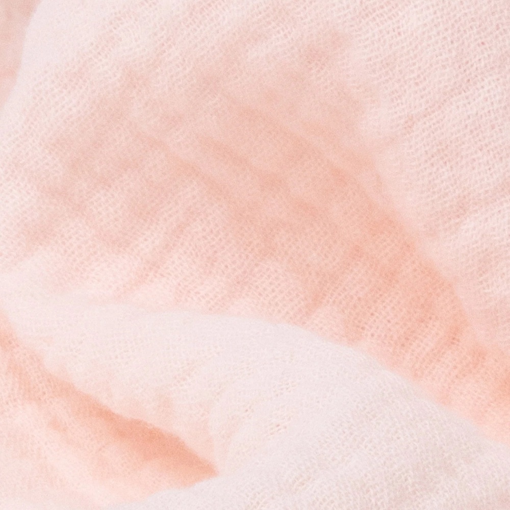 瑞典 Teddykompaniet 蜜桃粉重紗兔兔安撫巾