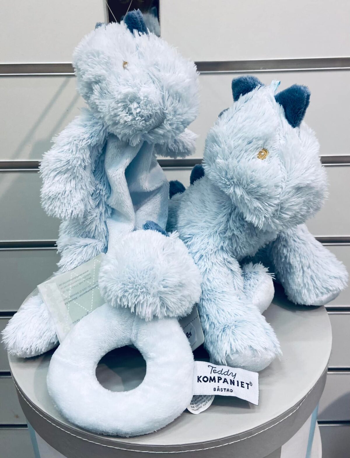 瑞典Teddykompaniet Lolli恐龍手搖鈴