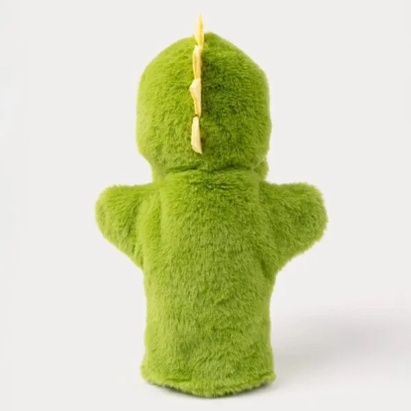 恐龍手偶背面特寫